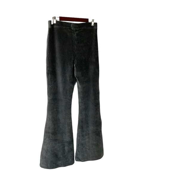 Aerie Ribbed Knit Flare Leg Soft Legging Pants Size Large - Picture 6 of 6